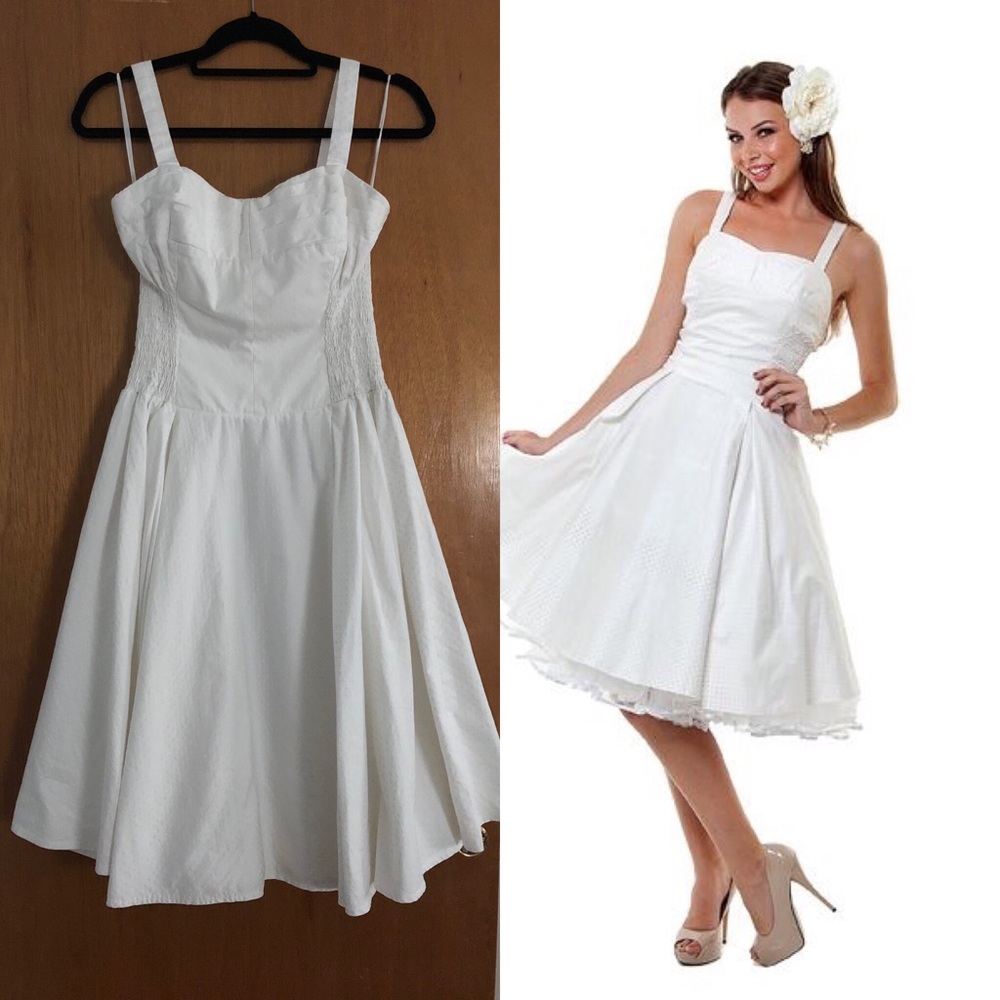 Unique Vintage ruched swing dress size size XL
